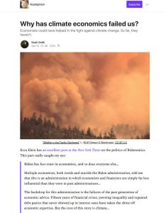 Why has climate economics failed us?