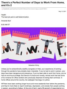 There&rsquo;s a Perfect Number of Days to Work from Home, and It&rsquo;s 2