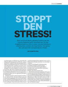 Stoppt den Stress!