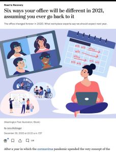 Six ways your office will be different in 2021,  assuming you ever go back to it
