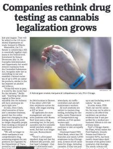 Companies rethink drug testing as cannabis legalization grows