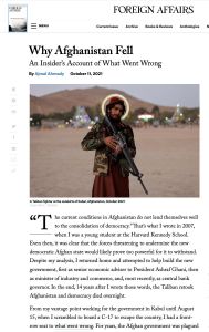 Why Afghanistan Fell
