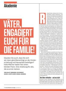 Väter, engagiert euch für die Familie!