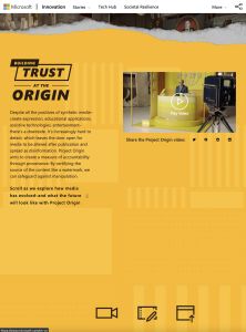 Building Trust at the Origin