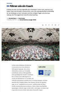 F&uuml;hren wie ein Coach