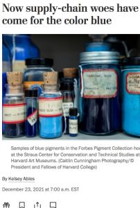 Now Supply Chain Woes Have Come for the Color Blue