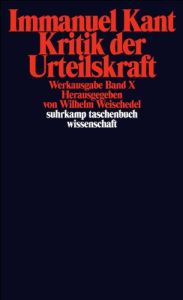 Kritik der Urteilskraft