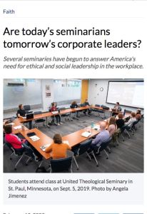 Are today&rsquo;s seminarians tomorrow&rsquo;s corporate leaders?