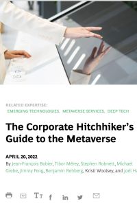 The Corporate Hitchhiker&rsquo;s Guide to the Metaverse