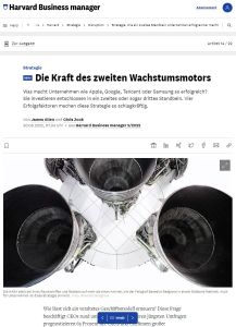 Die Kraft des zweiten Wachstumsmotors