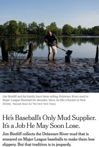He&rsquo;s Baseball&rsquo;s Only Mud Supplier. It&rsquo;s a Job He May Soon Lose.