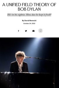 A Unified Field Theory of Bob Dylan