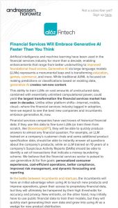 Financial Services Will Embrace Generative AI Faster Than You Think