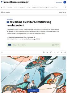 Wie China die Mitarbeiterf&uuml;hrung revolutioniert