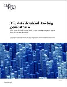 The data dividend: Fueling generative AI