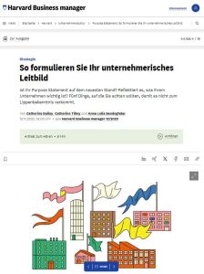 So formulieren Sie Ihr unternehmerisches Leitbild