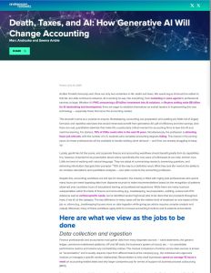 Muerte, impuestos e IA