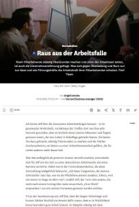 Raus aus der Arbeitsfalle