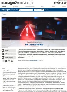 Der Urgency-Irrtum