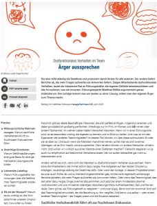 &Auml;rger aussprechen