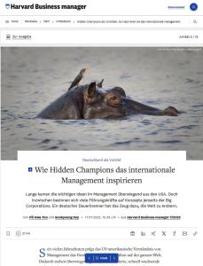 Wie Hidden Champions das internationale Management inspirieren