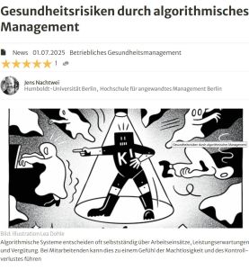 Gesundheitsrisiken durch algorithmisches Management