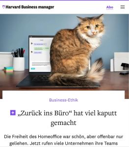 &bdquo;Zur&uuml;ck ins B&uuml;ro&ldquo; hat viel kaputt gemacht