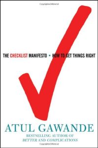 The Checklist Manifesto