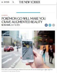 Pokémon Go Will Make You Crave Augmented Reality