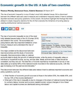 Economic Growth in the US