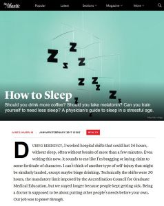 How to Sleep