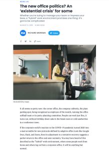 The New Office Politics? An “Existential Crisis” for Some