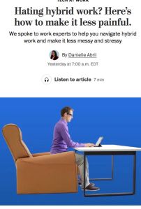 Hating Hybrid Work? Here’s how to make it less painful.