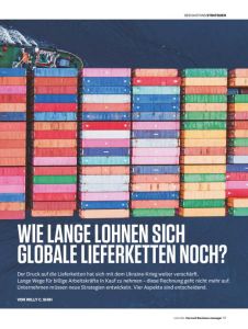 Wie lange lohnen sich globale Lieferketten noch?