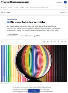 Die neue Rolle des Vertriebs