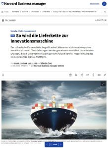 So wird die Lieferkette zur Innovationsmaschine