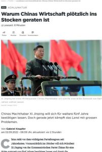 Warum Chinas Wirtschaft plötzlich ins Stocken geraten ist