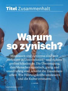 Warum so zynisch?