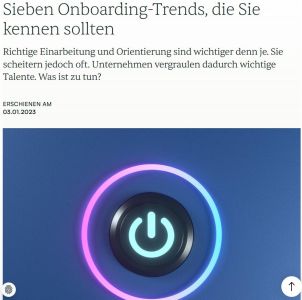 Sieben Onboarding-Trends, die Sie kennen sollten