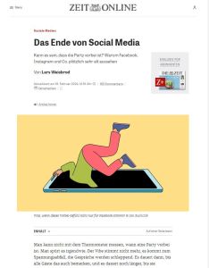 Das Ende von Social Media