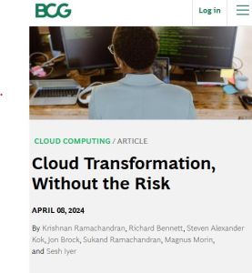 Cloud Transformation, Without the Risk