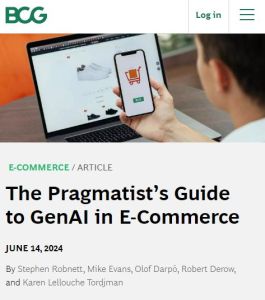 The Pragmatist’s Guide to GenAI in E-Commerce